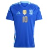 Officiële Voetbalshirt + Korte Broek Argentinië Messi 10 Uit 2024 - Kids